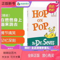 [正版新书]凯迪克图书 美国进口原版儿童英文绘本故事 苏斯博士Hop On Pop在爸爸身上跳来蹦去英文教学 廖彩杏书