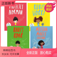 [正版新书]儿童情绪管理绘本4册 Perfectly Norman Ravi's Roar Meesha Makes