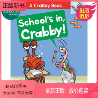 [正版新书]A Crabby Book #5 School's In, Crabby! 学乐橡树种子系列:虾蟹一族05