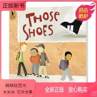 [正版新书]那双鞋 英文原版 Those Shoes 英文版儿童英语故事绘本 亲子共读 进口原版书籍