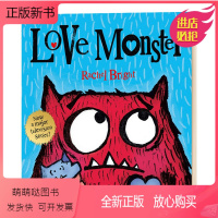 [正版新书]华研原版 小怪兽阿蒙 谁会喜欢我 英文原版 Love Monster 爱的怪兽 亲子情感启蒙故事绘本 英文