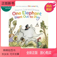 [正版新书]Qin Leng Skinnamarink 同作者 One Elephant Went Out to Pl