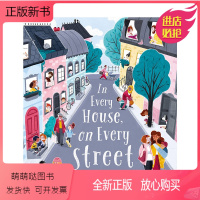 [正版新书][预售]In Every House, on Every Street 每街每户 英文儿童绘本[善优童书]