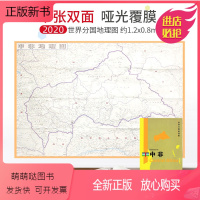 [正版新书][超详版]中非地图 1240x890mm 大图 世界分国地理图 星球版2020