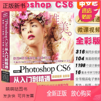 [正版新书]正版唯美 中文版PhotoshopCS6从入门到精通 ps完全自学入门基础教材 ps视频教程pscs6 水