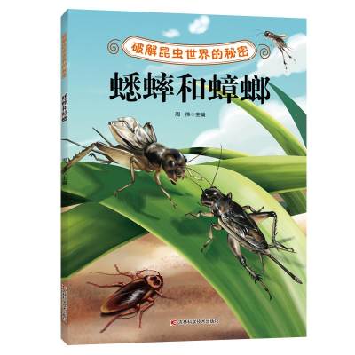全新破解昆虫世界的秘密——蟋蟀和蟑螂周伟9787557885472