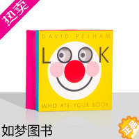 [正版]盖世童书 谁吃了你的书 Look Who Ate Your Book字母认知书原装进口英语启蒙绘本支持小怪兽点读