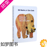 [正版]非点读 英文原版绘本Brown Bear What Do You See棕熊你看见了什么启蒙认知书儿童宝宝绘本廖