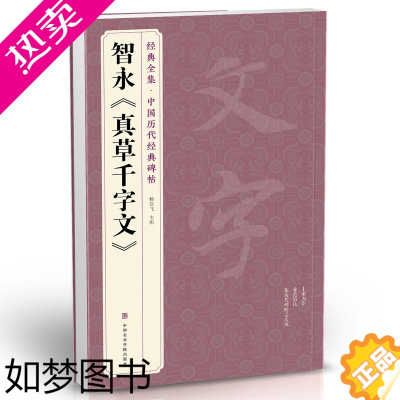 [正版]经典全集 智永《真草千字文》楷书字帖中国历代名家碑帖原方法版行书小草书临摹毛笔书法真的墨迹美术正版书籍 杨建飞