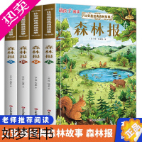 [正版]比安基经典森林故事全套4册 森林报春夏秋冬小学生阅读课外书一年级二三8-12周岁儿童文学故事书籍大自然少儿百科全