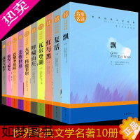 [正版]世界十大经典文学名著 名家名译全套共10册 复活飘红与黑瓦尔登湖悲惨世界巴黎圣母院简爱青少年成人外国文学小说
