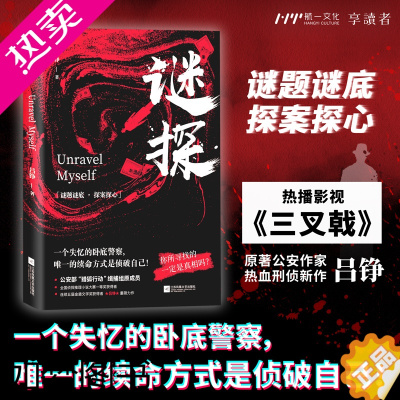 [正版]谜探 犯罪悬疑小说 建斌董勇郝平主演电视剧三叉戟作者吕铮力作