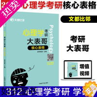 [正版]文都2024赵云龙心理学考研大表哥 核心表格 文都比邻学堂心理学 迷死他赵 学硕312专硕347 考研心理学考点