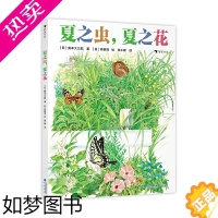 [正版]夏之虫,夏之花 4-8岁夏季动植物自然图鉴科普绘本自然科普绘本图鉴5-12岁儿童书籍少儿读物家外的自然课 地理图