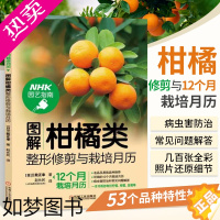 [正版]图解柑橘类修剪与栽培月历 园艺指南 柑橘种植病虫防害管理 柑橘类植物修剪 园艺设计入门 农作物水果种植技