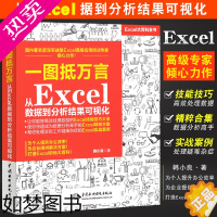 [正版]正版一图抵万言从Excel数据到分析结果可视化 水利水电社 excel图表Excel数据分析透视表 计算机办公软