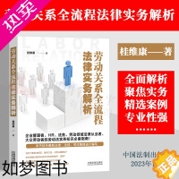 [正版]2023新书 劳动关系全流程法律实务解析 桂维康 劳动法 劳动合同 劳动争议 劳动案例 劳动法实务解析 法制出版