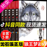 [正版]沈石溪动物小说系列全套5册狼王梦画本 正版三四五六七年级课外书小学生课外阅读书籍8一12岁儿童文学的书 青少