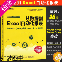 [正版]正版从数据到Excel自动化报表 Power Query和Power Pivot实战 商业智能数据处理Power