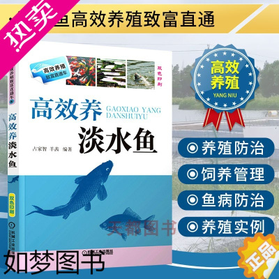 [正版]高效养淡水鱼高效养鱼技术书鱼病快速诊断与防治鱼苗饲养建厂安全机械工业出版社水产淡水鱼养殖技术书水产养殖苗水产养殖