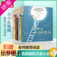 [正版]小小长青藤国际大奖小说书系6册爬进月亮的男孩一年级课外书注音版二年级莎拉的勇气会说话的猫灯塔上的光爸爸的承诺收获