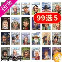 [正版][任选5件]Who was Who is系列名人传记英文原版非虚构桥梁章节书儿童英语读物历史人物科普百科中小学生