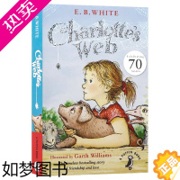 [正版]夏洛的网英语原版 Charlotte's web 夏洛特的网纽伯瑞奖 青少年课外英语读物 外国儿童文学书籍E B