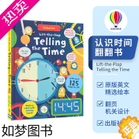 [正版]Usborne Lift-the-Flap Telling the Time 认识时间主题翻翻书 尤斯伯恩正版科