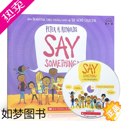 [正版]英文原版进口Say Something! (with audio on CD and story plus) 学