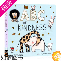 [正版]善意ABC 英文原版绘本 ABCs of Kindness 儿童英语早教启蒙绘本 趣味字母认知纸板书 亲子教育