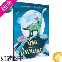 [正版]The Girl and the Dinosaur 女孩与恐龙 Sarah Massini插画 儿童图画书 英文