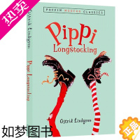 [正版]长袜子皮皮 英文原版儿童读物 Pippi Longstocking 国际安徒生奖作品 8-12岁儿童阅读书籍 英