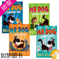 [正版]Mr Dog狗狗绅士系列4册 英文原版 动画故事绘本初级章节桥梁书 Ben Fogle 英文版儿童英语读物 进口