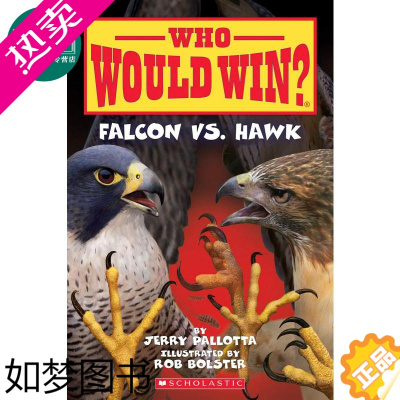 [正版]Who Would Win系列 Falcon vs. Hawk 学乐谁会赢?隼和鹰 儿童科普知识读物 英文原版