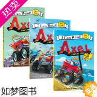 [正版]小卡车阿克塞尔系列 3册套装 英文原版 I Can Read Axel the Truck 沙滩大赛 儿童分级读