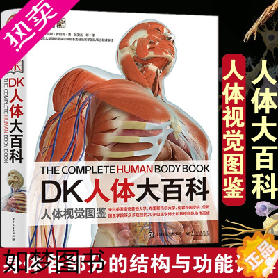 [正版]DK人体大百科人体视觉图鉴结构书身体结构图器官功能百科全书儿童大百科**幼儿少儿小学生青少年成年dk系列绘本课外