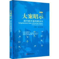 全新正版大案昭示:前行的中国刑事法治9787517140中国言实出版社