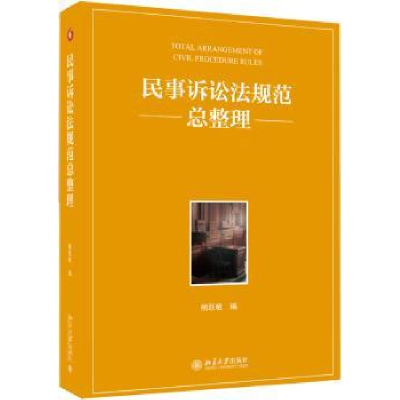 全新正版民事诉讼法规范总整理9787301290606北京大学出版社