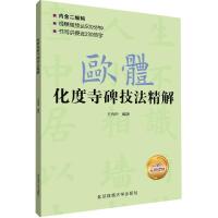 全新正版欧体化度寺碑技法精解9787564429584北京体育大学出版社