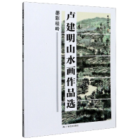 全新正版墨彩桂岭(卢建明山水画作品选)9787549422722广西美术