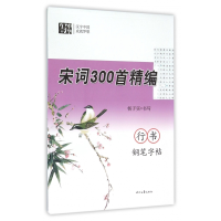 全新正版宋词300首精编行书钢笔字帖9787538749656时代文艺