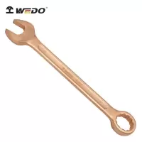 维度(WEDO)BE135-70 防爆呆梅两用扳手 铍青铜 70mm 双头开口梅花扳手 无火花工具 定制