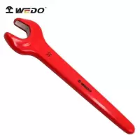 维度(WEDO)IN529A-32 绝缘浸塑单头开口扳手 铬钒钢 32mm 绝缘单头呆扳手 VDE 绝缘耐压1000V