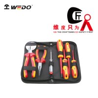 WEDO维度绝缘工具VDE认证 8件套绝缘套装工具螺丝刀组套 带便携包