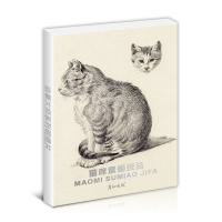 [正版图书]猫咪素描技法名画中的猫高清临摹卡艺术明信片画作文创留言卡油画卡作品唯美文艺小清新精美卡片礼物套装世界名画生日