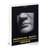 [正版图书]佛罗伦萨美术学院素描石膏五官高清临摹卡大尺寸人物文创高清画册集艺术手绘插画文艺复古圣诞节日礼物贺卡出类艺术画