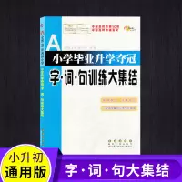 [正版图书]小升初知识大集结 新版 小学 字 词 句训练大集结 小学字 词 句训练知识大全 六年级毕业总复习68所名校