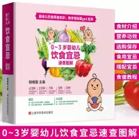 [正版图书]0-3岁婴幼儿饮食宜忌速查图解 婴儿宝宝辅食添加大全书籍食材搭配饮食宜忌书 婴儿食品安全选购指南 婴幼儿辅食