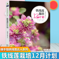 [正版图书]绿手指园艺铁线莲铁线莲栽培12月计划花园mook园艺书办公室盆栽阳台花园木村卓功种植书大全阳台花园布置设计修