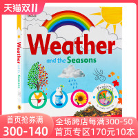 [正版图书]英文原版 DK儿童百科 天气和季节 益智游戏活动书 Weather and the Seasons 创意手工